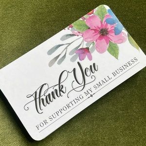 NEW {25} Beautiful mini thank you cards